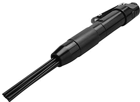 Rtxbvg Escalador de Agujas Eliminación de la Herramienta de Escoria de Herrumbre Neumática Neumática Escoria de Corrosión Remover la Herramienta de Limpieza de Desbarbado con 12X Agujas