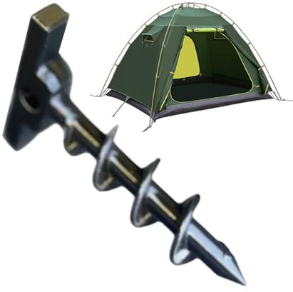 Estacas para Camping, piquetas de Suelo de Aluminio con Resistencia Extra para Tienda de campaña, pabellón, Invernadero, estacas de jardín, Accesorios de fijación Ligeros, toldo, césped, Parque