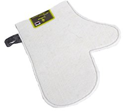 Guanto protettivo in feltro bianco, taglia unica, per Bania Russa o Sauna