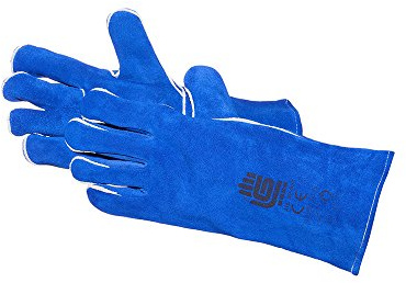 Jah Schweißer-Handschuh Spaltleder, gefüttert (Kevlar) – hitzebeständig & griffig – für Schweißen, Metallbau & Ofenarbeiten