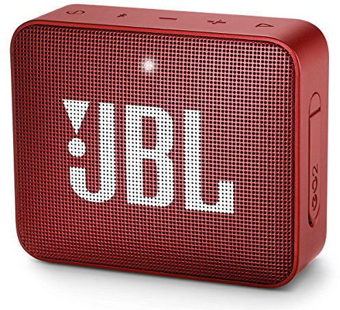 JBL GO2 Rosso - Speaker portatile waterproof con connettività Wireless Bluetooth, Vivavoce e Batterie ricaricabili integrate (JBLGO2ROSSO)