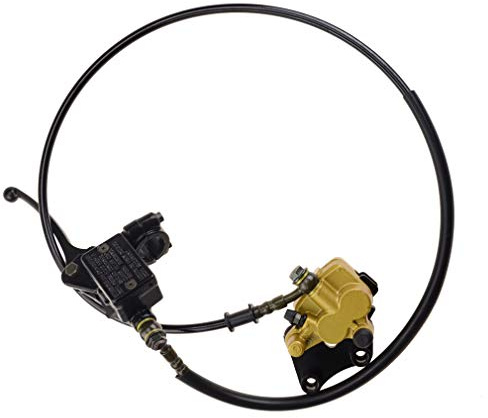 GOOFIT Assemblée d'étrier De Maître Cylindre de Frein à Disque Hydraulique Avant Remplacement pour 50cc 70cc-150cc Dirt Bike Pit Bike ATV