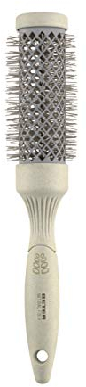 Beter - Spazzola per capelli rotonda, spazzola termica per capelli in ceramica, in fibre di grano Natural Fiber, ideale per lisciare e mettere in piega con il phon, Per capelli lisci, ricci e fini