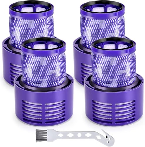 Artraise V10 Filter für Dyson 4 Stück Waschbar Ersatz Hepa Filter für Dyson V10 SV12 Cyclone Animal Absolute Motorhead Staubsauger Ersatzteil Ersetzen Sie # DY-969082-01