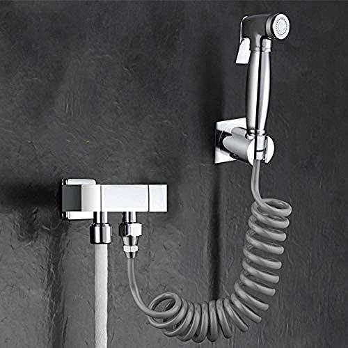 SLRMKK Hand Bidet Sprayer, Hand Bidet Bidet Wasserhähne Toilettenschlauch Bidet Sprayer WC Sprayer Kit Bestes persönliches Sanitär-Duschset - Bidet Spritzpistole Toilette Spülpartner Düse Kupfer