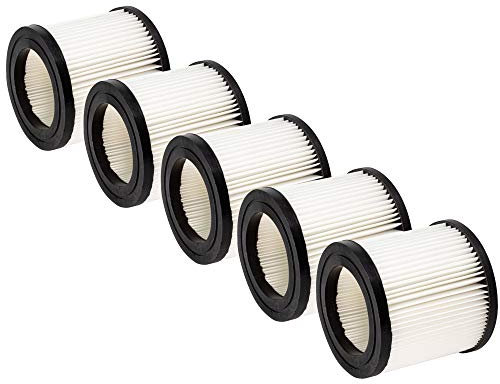 Patronenfilterset Lamellen Staubsauger Filter passend für Kärcher Mehrzwecksauger Staubsauger Waschsauger WD 1 WD 2 WD 3 SE 4000 S 4002 ersetzt 6.414-552.0