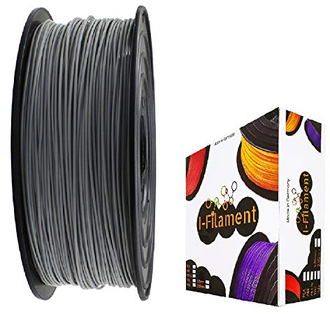 I-Filament 3D-Drucker PET-G 1,75mm 1kg Spule Rolle (Grau)