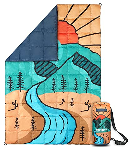 4Monster Outdoor Daunendecke Ultraleicht für Camping, Kompakte Reisedecke Bettdecke Warm Weich für Outdoor Indoor Reise Weihnachten