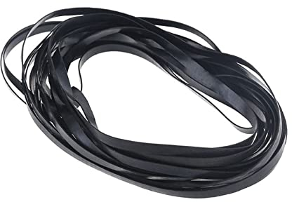 KUVIEZ Antriebsriemen Keilriemen Universal 20 Stück/Beutel 5 Mm Breit Sortiert Rekorder Reparatur Gummigürtel 110-145 Mm Mix Kassette Bandmaschine Gürtel Für DVD