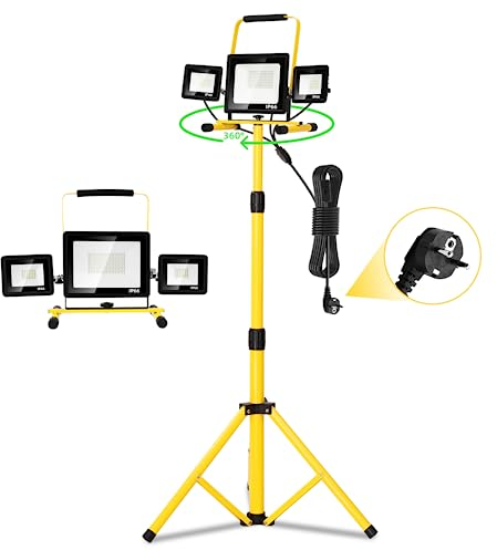 Led Strahler 100watt Baustrahler mit Stativ