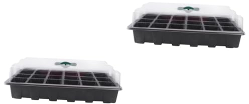 POPETPOP Ensemble De 2 Et 3 Pièces De Plaques De Départ Plateau Chauffant Sphères De Jardin en Germination Plateau De Culture De Plantes D'Humidité De Démarrage Grands Plateaux