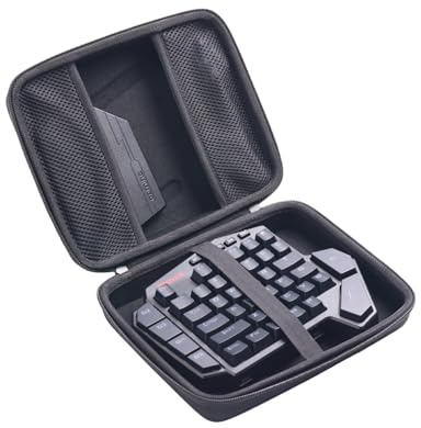 inDomit Hard Protective Travel Case Replacement Compatible with Redragon K585 One-Handed RGB Mechanical Gaming Keyboard