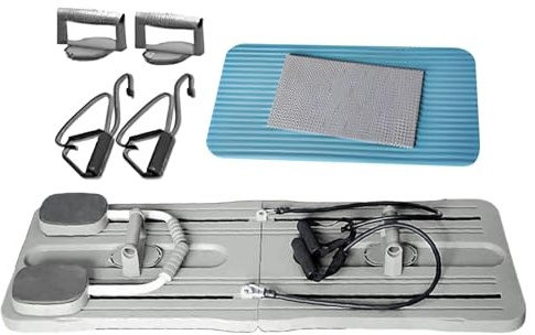 Pilates-Brett - 2025 Neues Upgrade Pilates Reformer Maschine | Multifunktionales Pilates Board Mit Knieschonern | Faltbare Pilates Brett Für Zuhause | Perfekt Für Bauchmuskeltraining Und Fitnessstudio