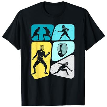 Esgrima esgrima esgrima espadas niños niños esgrima Camiseta