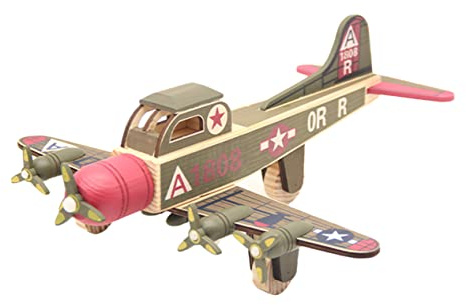 BESPORTBLE Holzspielzeug Flugzeug Für Junge Mädchen Kinderspielzeug Spielzeug Für Frühe Kindheit Flugzeugmodell Robust Und Stoßfest Zum Spielen Dekoration Im Kinderzimmer