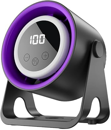 Small Desk Fans, 3 IN 1 Wall Mounted Electric Fan with Touch Control and USB-powered, Adjustable 105°Tilt, 23dB Cooling Portable Fans for Living Room, Office, Camping, Travel, Bedroom, Kitchen