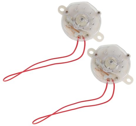 Temporizador para Ventilador de Repuesto 2 Piezas Blanco Abs Metal