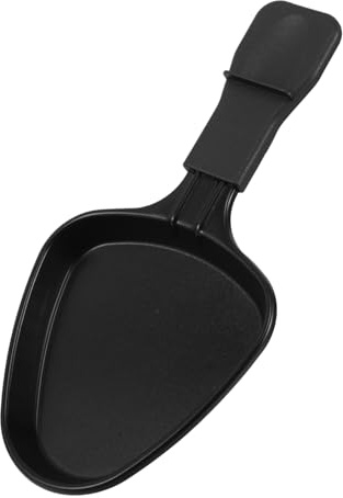 Gatuida Mini Raclette Grill Pan Triangular Cheese Melting Tray Portable Indoor Cooking Pan with Handle for Household Barbecue and Oven Use