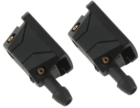 Waschwasserdüsen 2 Stück Auto-Universal-Scheibenwascher, Wischer, Angepasst, 4-Wege-Upgrade, Wassersprühdüse, Scheibenwaschdüsen Für 9 Mm, 8 Mm Breite, 4 Mm Dicke