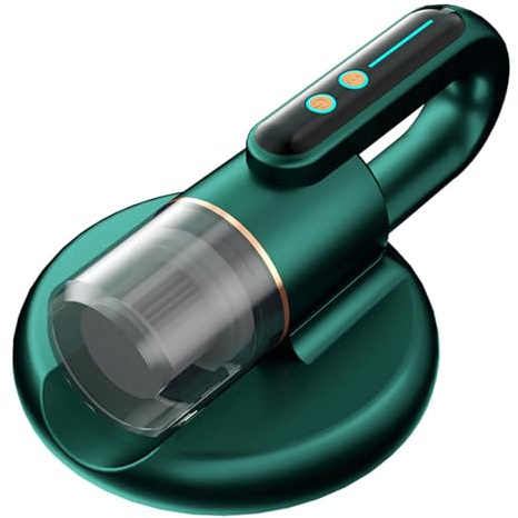 Hperu Aspirateur à Matelas Anti-acariens avec Lampe UV, Forte Puissance d'aspiration, Portable sans Fil pour lit, canapé, Nettoyage de Tapis – Matelas