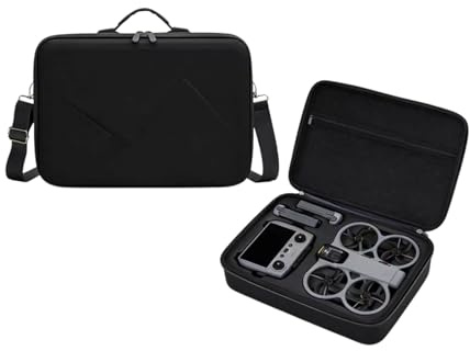 Generico Lämplig för DJI Avata 360 Hårt Fodral Skyddsväska Förvaringspåse, för Avata 360 Drönare och Tillbehör Hållbar och vattentålig Design, Motion Black Edition, /