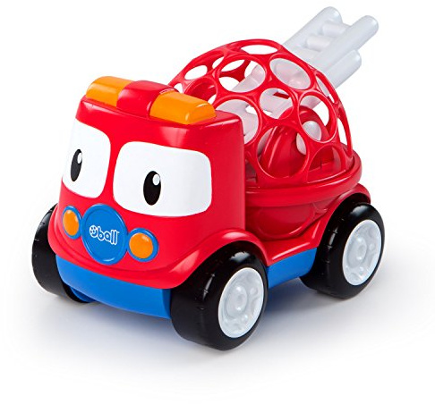 Bright Starts, Oball, Go Grippers, Spielzeug Feuerwehrauto