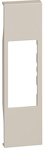 Bticino KM07 Cover Living Now da Applicare sui Connettori RJ, A/V e Lampada di Sicurezza, 1 Modulo, Colore Sabbia