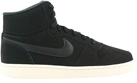Nike WMNS Ebernon Mid Se, Damen Basketballschuhe, Schwarz (Black/Sail 001), 40.5 EU