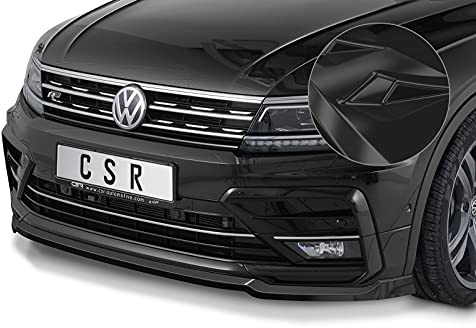 CSR-Automotive Cup-Spoilerlippe mit ABE Kompatibel mit/Ersatz für VW Tiguan II CSL367-G