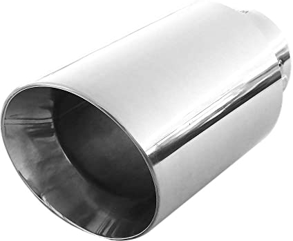 Auspuffblende Endrohr Auspuff Universell Schalldampf Edelstahl Rund bvon 38mm bis 52mm