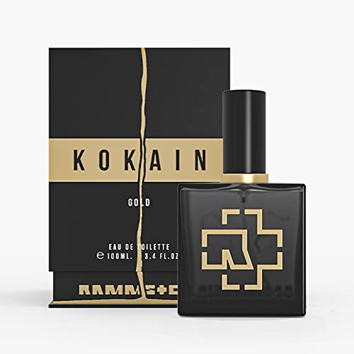 Rammstein UNISEX Parfum ”KOKAIN Gold” 100 ml - Eau de Toilette Spray for MEN and WOMEN