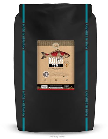 Nutramare Koi360 Tosai Swim 10kg | Für kraftvolles Wachstum Kleiner Koi ab 12 cm, 2,5mm Pellets zur Aufzucht