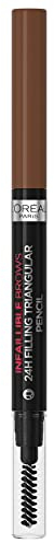 L'Oréal Paris Matita Sopracciglia, Per Dare Forma, Sfumare e Scolpire, Finish Matte Pieno e Naturale, Doppia Estremità con Matita Triangolare e Pettinino, Infaillible Brows 24H, 5.0 Light Brunette