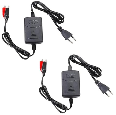 2pcs 12V versiegelte Blei-Säure- (SLA) Batterie-intelligentes | Ladegerät 1300mA, konstanter Strom-konstante Spannung-Trickle dreistufiges Laden, mit Kurzschluss-Überlastschutz