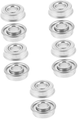 minkissy 10 Stück Rollstuhllager Stahllager Gehhilfengabelschaftlager Rollstuhllager Rollstuhlgabellager Rollstuhlteile Runde Lager Kleine Radlager Innenteile