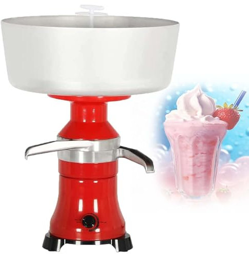 Kitchen Metal Centrifuge,Séparateur De Lait De Chèvre Séparateur De Crème De Vache Au Lait écrémé,80l/H,Transformant Le Lait Cru Ou Entier En Crème Et Lait écr