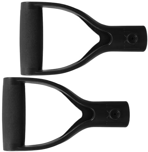DIYEAH 2pezzi Manico per Pala Plastica Sostituzione Facile per Utensili da Giardino e Spazzaneve Impugnatura Ergonomica Texture Antiscivolo per Multiuso