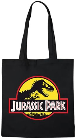 Elbenwald Jutepåse – olika filmmotiv och färger 38 x 41 cm bomull, jurassic park, Einheitsgröße