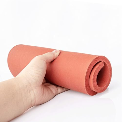 Sponge Foam Board ， Red Silicone Soft Sponge Foam Board Pad Pressing Mat Laminating Machine(300x300x20mm)