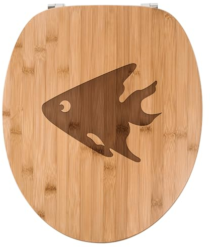 Mr. & Mrs. Panda WC Sitz Fisch 2 - Geschenk, Ozean, Toilette, Klodeckel, Toilettendeckel, Klobrille, Wasser, WC-Sitz, Meer