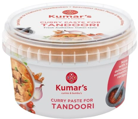 Kumar's tandoori - Pasta de especias india (500 g), color rojo