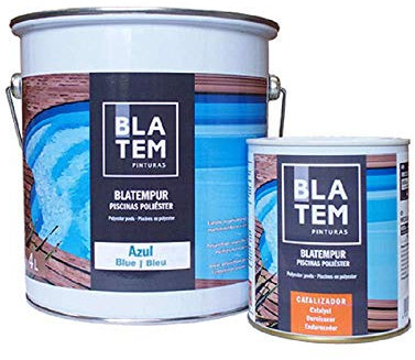 BLATEMPUR PISCINAS DE POLIESTER AZUL 4L