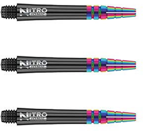 RED DRAGON Nitrotech Ionic Kurz Schäfte - Schwarz - 2 Sets pro Packung (6 Schäfte in total)