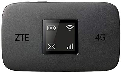 ZTE MF971R, LTE CAT6/4G Punto de Acceso Wi-Fi móvil portátil, Wi-Fi de Viaje de bajo Costo Desbloqueado, 300Mbps, batería de 2000 mAh, Wi-Fi de Doble Banda, Negro