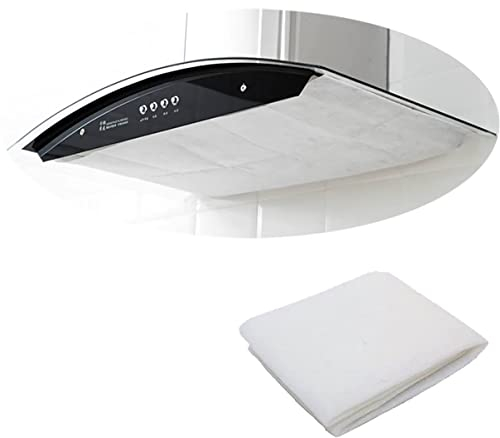 Hoja de filtro de grasa para campana extractora de cocina, repuesto universal, corte a medida, filtros planos de olor a polvo o aceite, extractor de cocina, ventilador de ventilación individual, papel