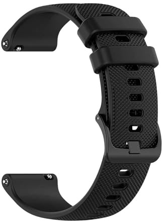 OcioDual Universella klockarmband 20–22 mm – 18 mm, snabbutlösning, smartklockarmband, herrklocka, damklocka, smartklocka för män, klockarmband och smartwatch-remmar, svart, 22mm, 22 mm