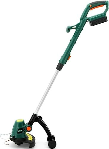 NAKEAH Electric,Household Small Electric Lawn Mower, Wireless Lithium Battery Weeder, With Detachable Auxiliary Wheel