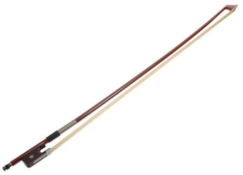 Abaodam Cello Bow 22 Inch with Natural Horsetail Hair Brazilian Wood Violoncello Bow for Beginner Students Practice Instrument