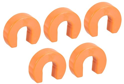 sourcing map 5Pcs 3/8 Inch Disconnect Clip for Easily Removing Push-fit Fitting U-Shaped Clips Fitting Slip Removal Tools for Push to Connect Brass Plumbing Fittings