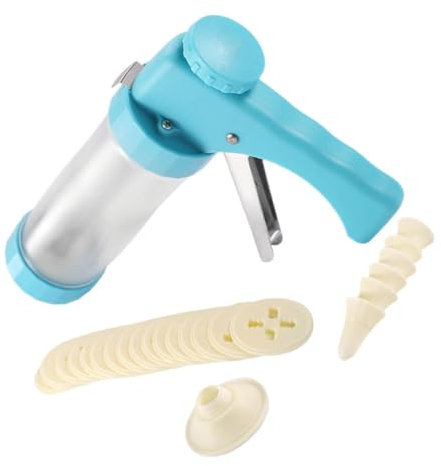 Alipis DIY Cookie Cake Decor Kit Baking Tool Kit Cookie Press Moulds Piping Tips